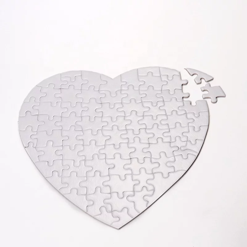 Sublimation Puzzle Heart Shaped – CUPARTISTRY BLANKS